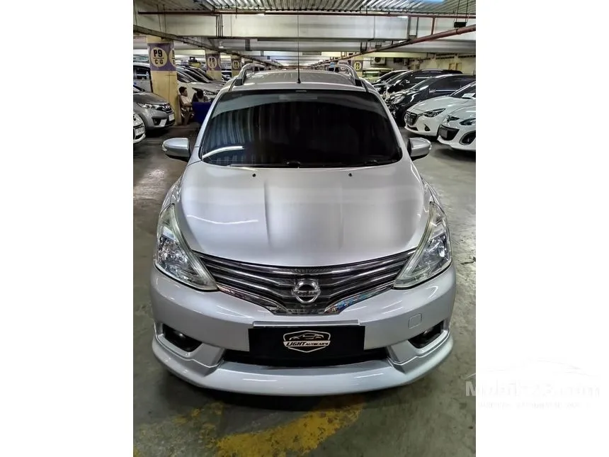 Jual Mobil Nissan Grand Livina 2013 XV 1.5 di Banten Automatic MPV Silver Rp 110.000.000