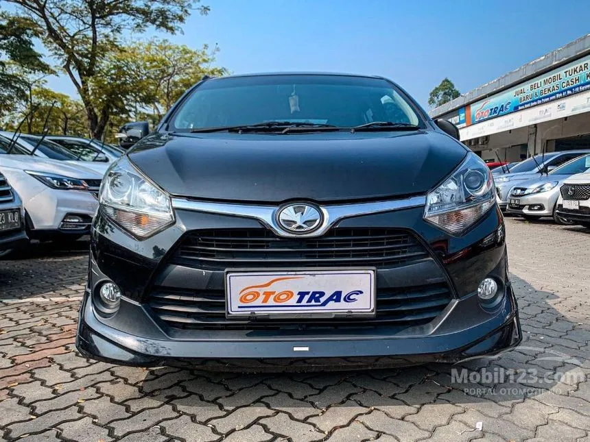 Jual Mobil Toyota Agya 2019 TRD 1.2 di Banten Automatic Hatchback Hitam Rp 113.000.000