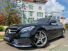 2016 Mercedes-Benz C250 2.0 AMG Sedan Nik16 Black On Black Km40rb Record Panoramic Sunroof PBD HUD #AUTOHIGH #BEST OFFER