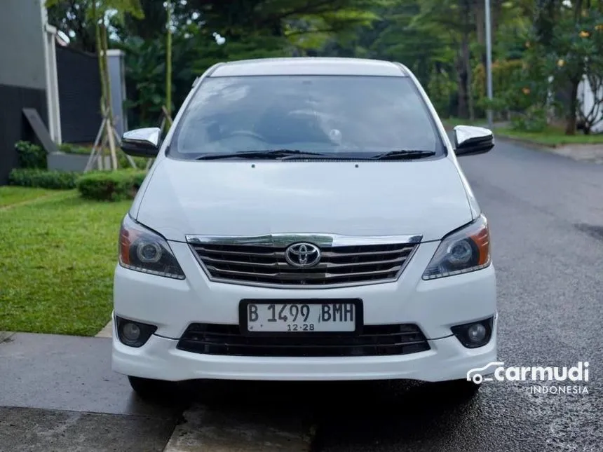 Jual Mobil Toyota Kijang Innova 2012 G 2.0 di Banten Automatic MPV Putih Rp 135.000.000