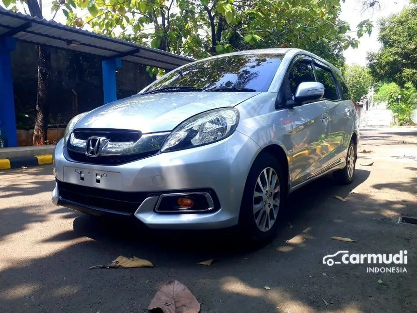 Jual Mobil Honda Mobilio 2014 E Prestige 1.5 di DKI Jakarta Automatic MPV Silver Rp 107.000.000