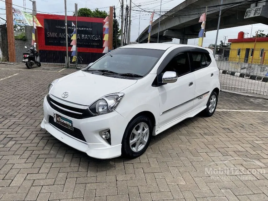 Jual Mobil Toyota Agya 2014 TRD S 1.0 di DKI Jakarta Automatic Hatchback Putih Rp 99.500.000