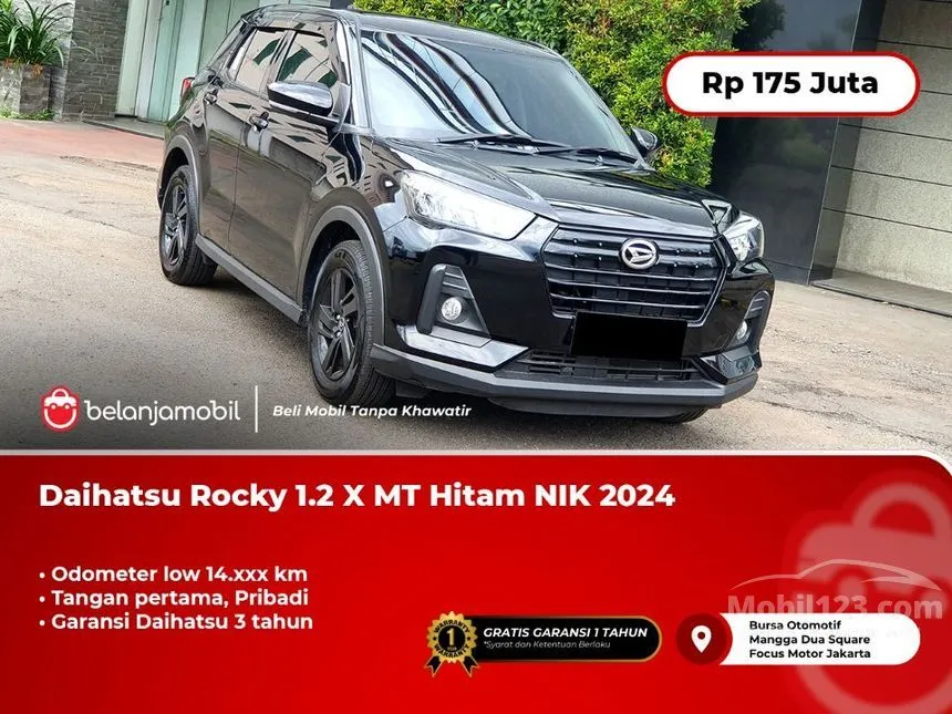 Jual Mobil Daihatsu Rocky 2024 X 1.2 di DKI Jakarta Manual SUV Hitam Rp 175.000.000