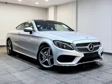 2018 Mercedes-Benz C200 2.0 Coupe PREMIUM MEMORY SEAT PANAROMIC ROOF UNREG