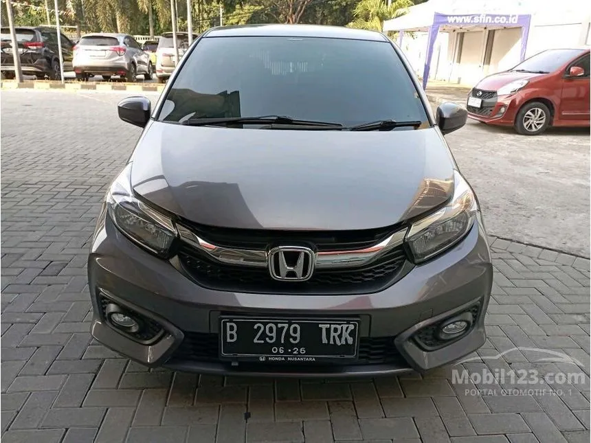 Jual Mobil Honda Brio 2021 E Satya 1.2 di Banten Automatic Hatchback Abu