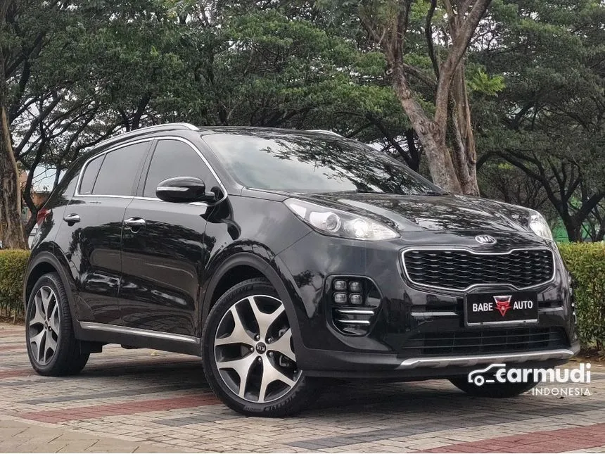 Jual Mobil KIA Sportage 2016 GT Line Ultimate 2.0 di Banten Automatic SUV Hitam Rp 242.000.000