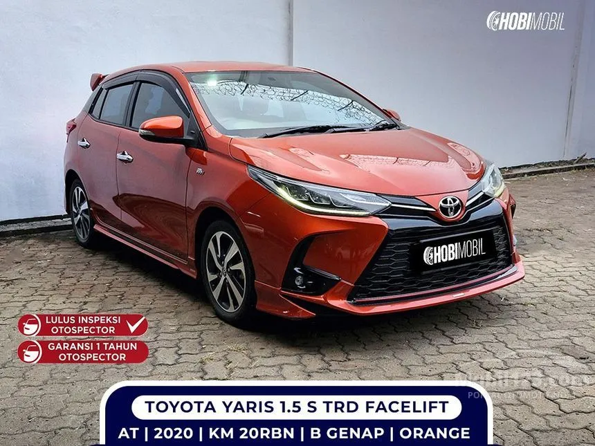 Jual Mobil Toyota Yaris 2020 TRD Sportivo 1.5 di DKI Jakarta Automatic Hatchback Orange Rp 205.500.000