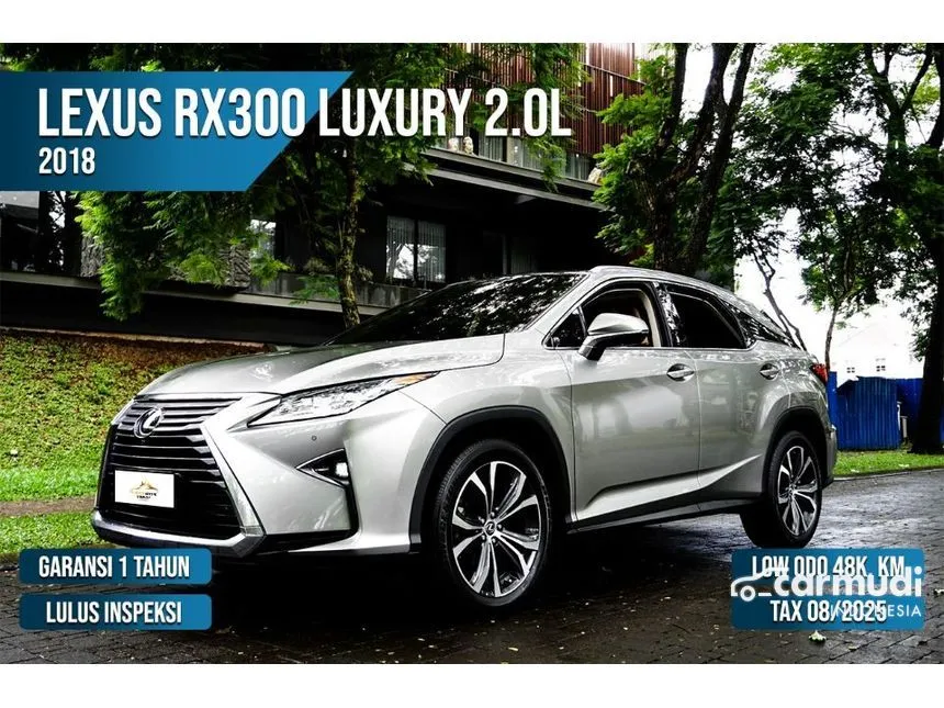 Jual Mobil Lexus RX 300 2018 Luxury 2.0 di Banten Automatic SUV Abu