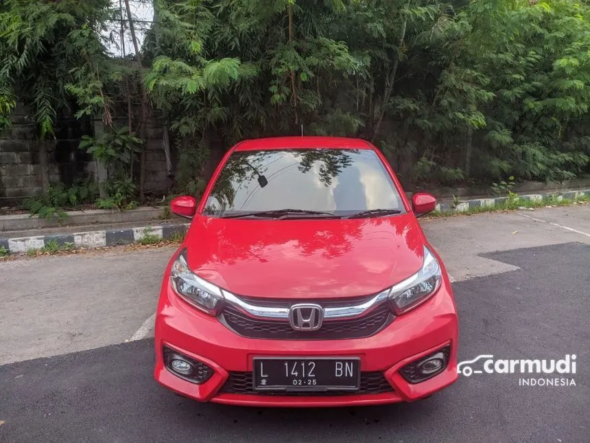 Jual Mobil Honda Brio 2019 Satya E 1.2 di Jawa Timur Automatic Hatchback Merah Rp 157.000.000