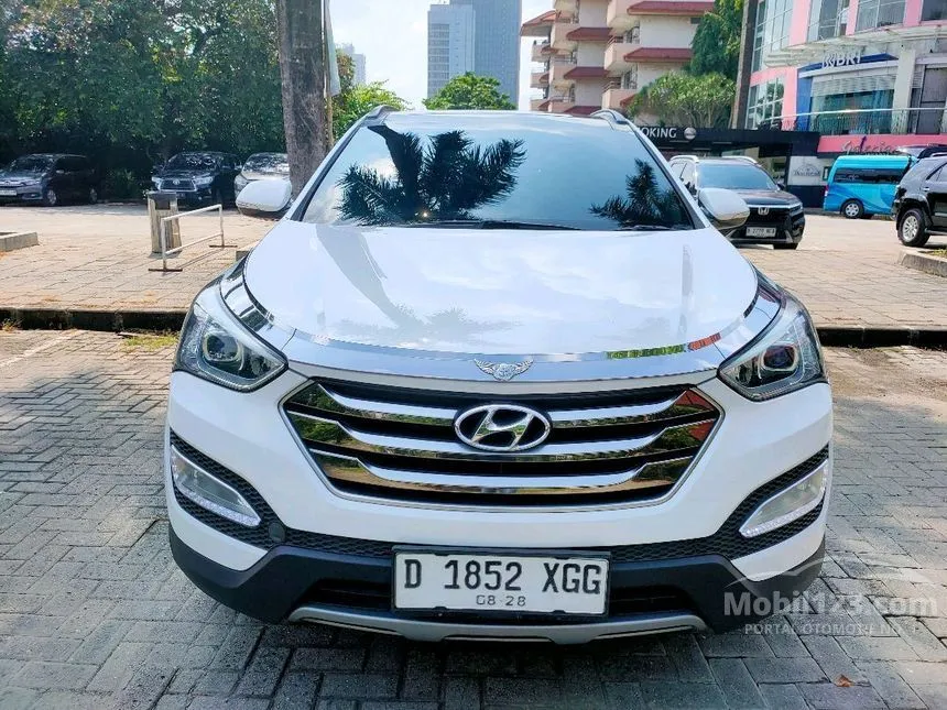 Jual Mobil Hyundai Santa Fe 2015 Dspec 2.4 di Jawa Barat Automatic SUV Putih Rp 190.000.000