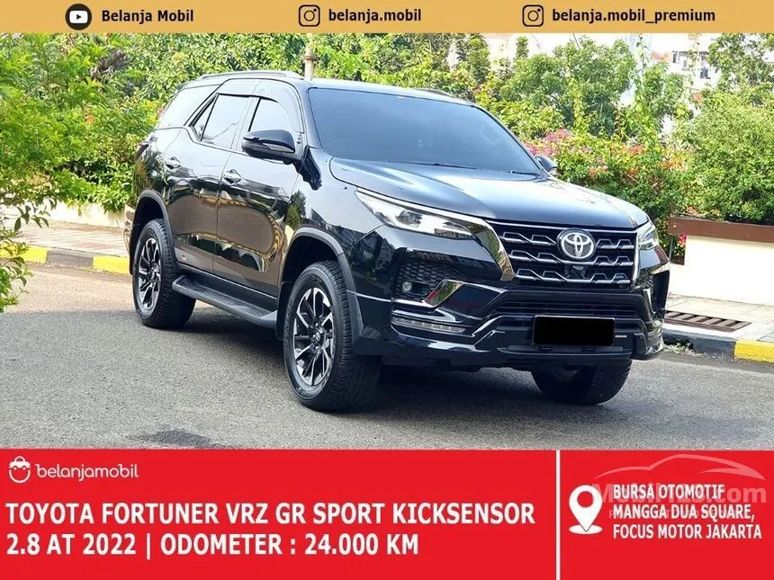 Jual Mobil Toyota Fortuner 2022 GR Sport 2.8 di DKI Jakarta Automatic SUV Hitam Rp 499.000.000