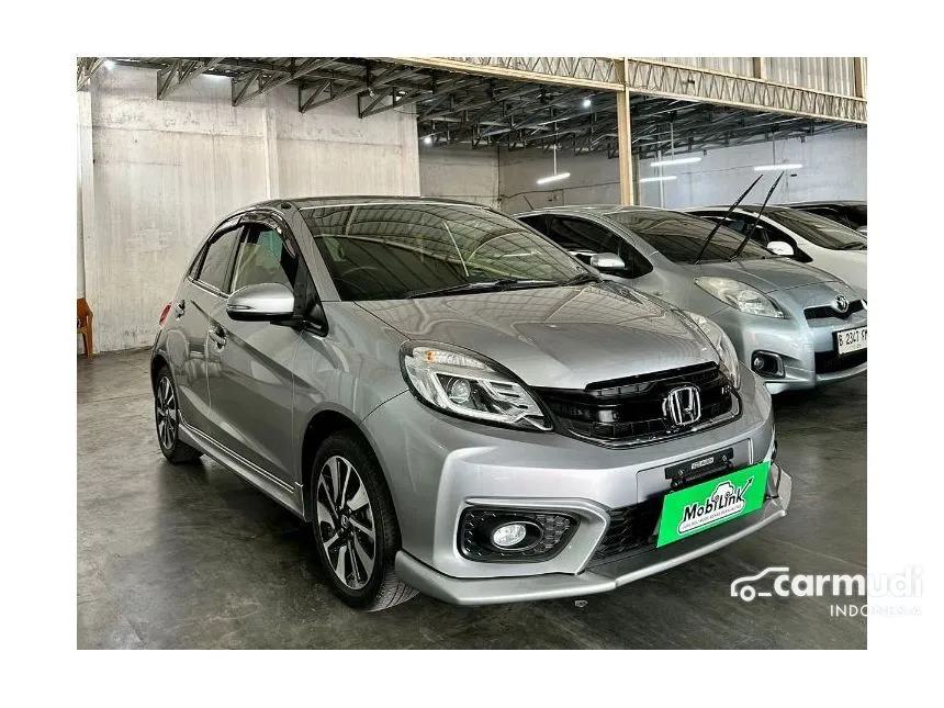 Jual Mobil Honda Brio 2017 RS 1.2 di Jawa Barat Automatic Hatchback Silver Rp 127.000.000