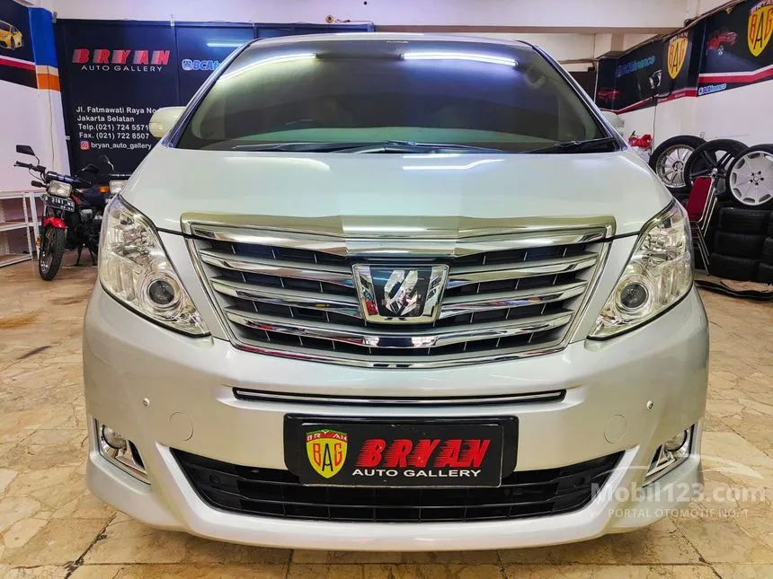 Jual Mobil Toyota Alphard 2012 G 2.4 di DKI Jakarta Automatic MPV Silver Rp 269.000.000