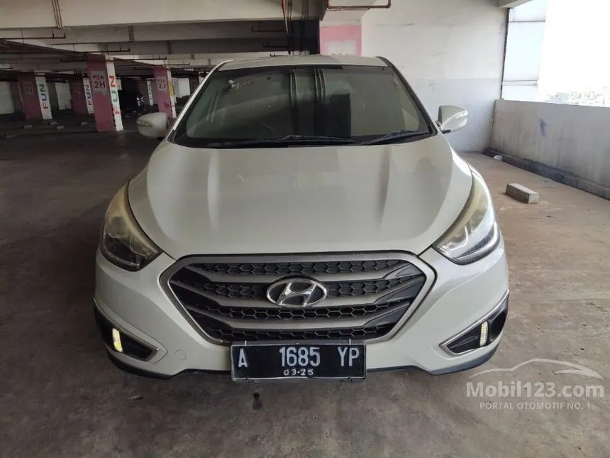 Jual Mobil Hyundai Tucson 2014 GLS 2.0 di Banten Automatic SUV Abu