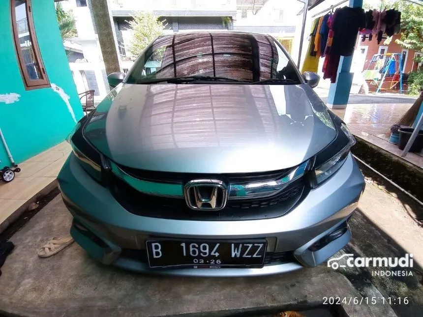 Jual Mobil Honda Brio 2021 E Satya 1.2 di Banten Automatic Hatchback Silver Rp 155.000.000