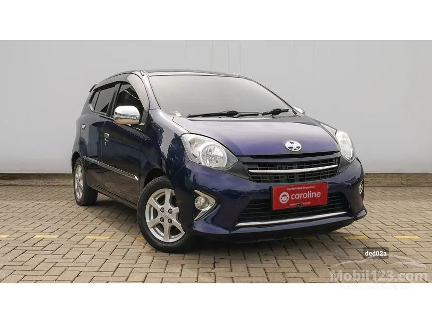 Jual Mobil Toyota Agya 2015 G 1.0 di DKI Jakarta Automatic Hatchback Biru Rp 96.000.000