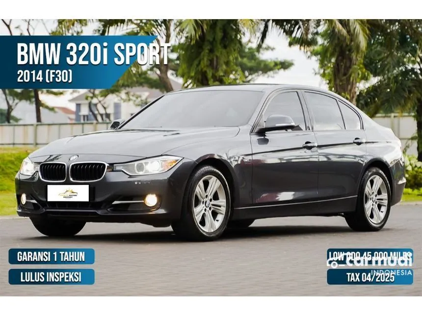 Jual Mobil BMW 320i 2014 Sport 2.0 di Banten Automatic Sedan Hitam Rp 239.000.000
