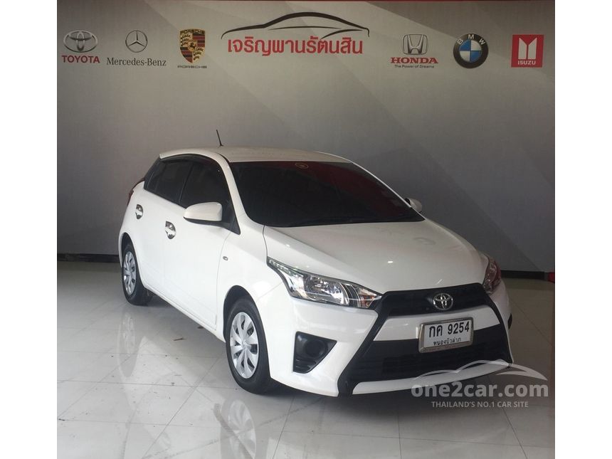 Toyota Yaris 2016 J 1 2 In ภาคอ สาน Automatic Hatchback ส ขาว For 2016 Toyota Yaris J Hatchback