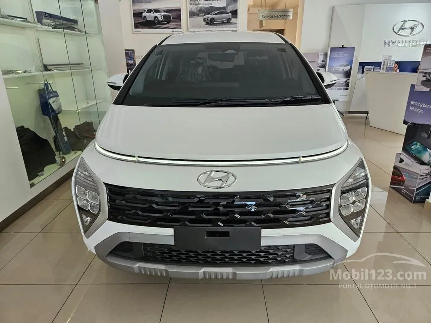 Jual Mobil Hyundai Stargazer 2024 Prime 1.5 di DKI Jakarta Automatic Wagon Putih Rp 310.000.000