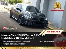 2021 Honda Civic 1.5 RS Hatchback CVT AT Hatchback Hitam Mutiara NIK 2021 [ KM LOW 7RB ]
