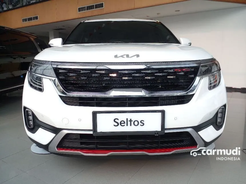 Jual Mobil KIA Seltos 2023 GT Line 1.4 di Banten Automatic Wagon Putih Rp 376.555.555