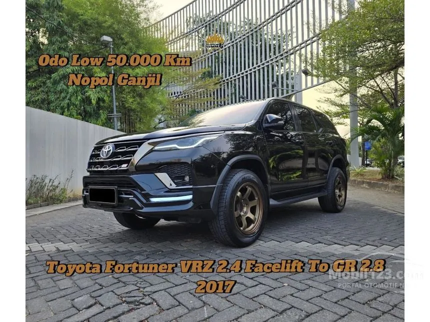 Jual Mobil Toyota Fortuner 2017 VRZ 2.4 di Banten Automatic SUV Hitam Rp 325.000.000