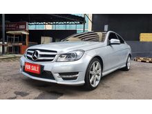 Mercedes Bens C250 Coupe AMG Line CBU Panoramic 2012 AT Silver Plat Ganjil Low Miles 20ribuan Kredit bisa dibantu READY TO USE