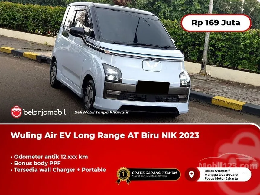 Jual Mobil Wuling Air EV 2023 Long Range di DKI Jakarta Automatic Hatchback Biru Rp 169.000.000