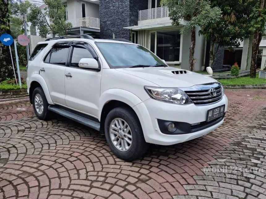 Jual Mobil Toyota Fortuner 2014 G 2.5 di Yogyakarta Automatic SUV Putih Rp 255.000.000