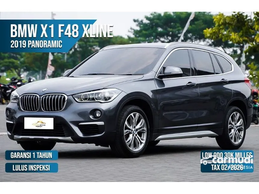 Jual Mobil BMW X1 2019 sDrive18i xLine 1.5 di Banten Automatic SUV Abu