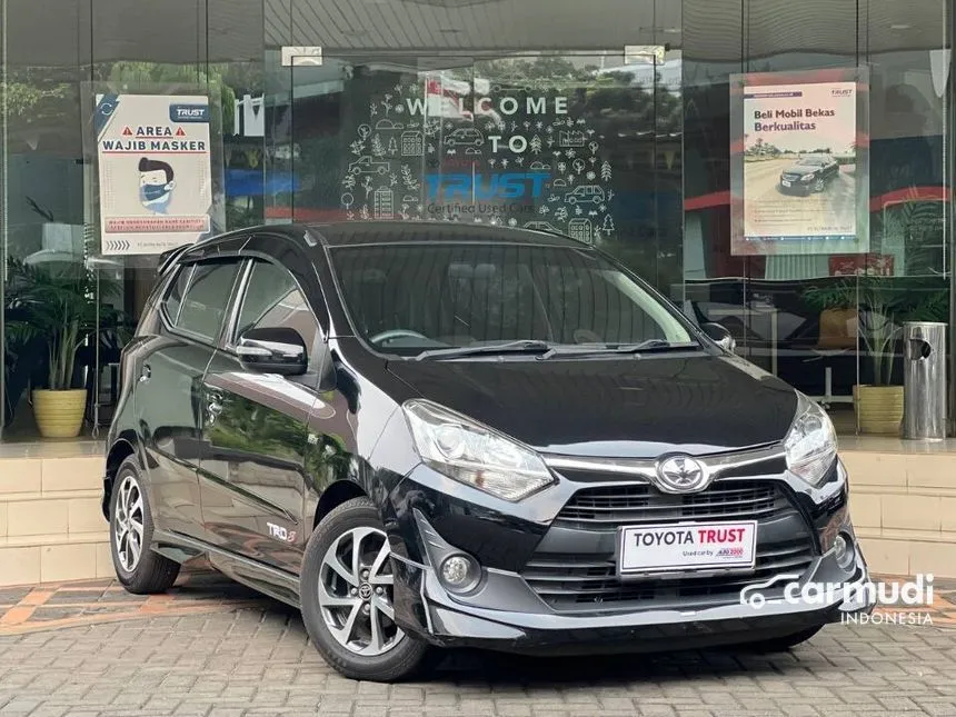 Jual Mobil Toyota Agya 2019 TRD 1.2 di DKI Jakarta Automatic Hatchback Hitam Rp 121.000.000
