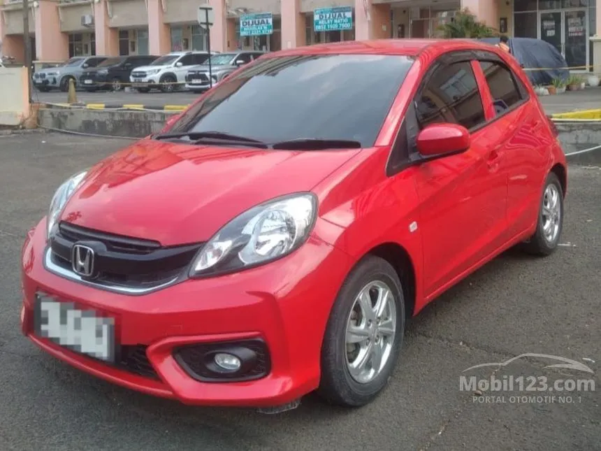 Jual Mobil Honda Brio 2017 Satya E 1.2 di DKI Jakarta Automatic Hatchback Merah Rp 122.000.000