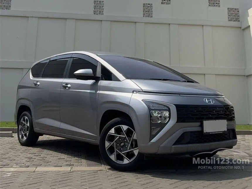 Jual Mobil Hyundai Stargazer 2023 Prime 1.5 di Banten Automatic MPV Abu