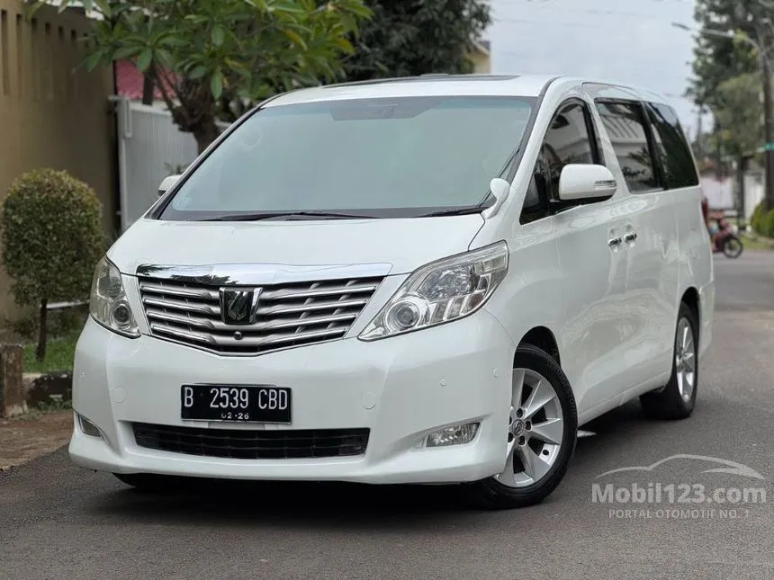Jual Mobil Toyota Alphard 2010 S 2.4 di DKI Jakarta Automatic MPV Putih Rp 210.000.000