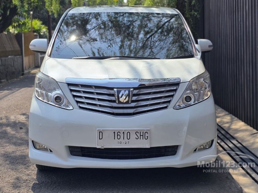 Jual Mobil Toyota Alphard 2010 X 2.4 di Jawa Barat Automatic MPV Putih ...