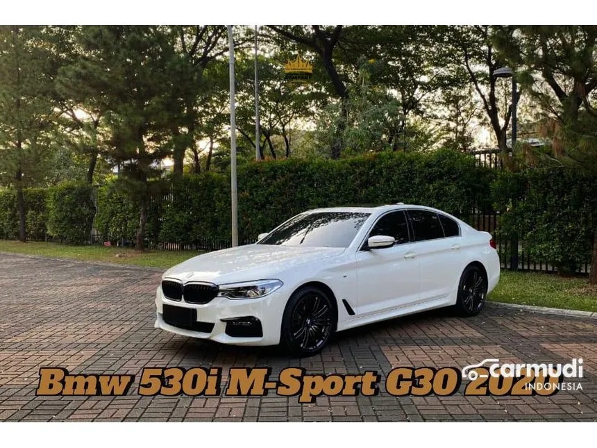 Jual Mobil BMW 530i 2019 M Sport 2.0 di Banten Automatic Wagon Putih Rp 675.000.000