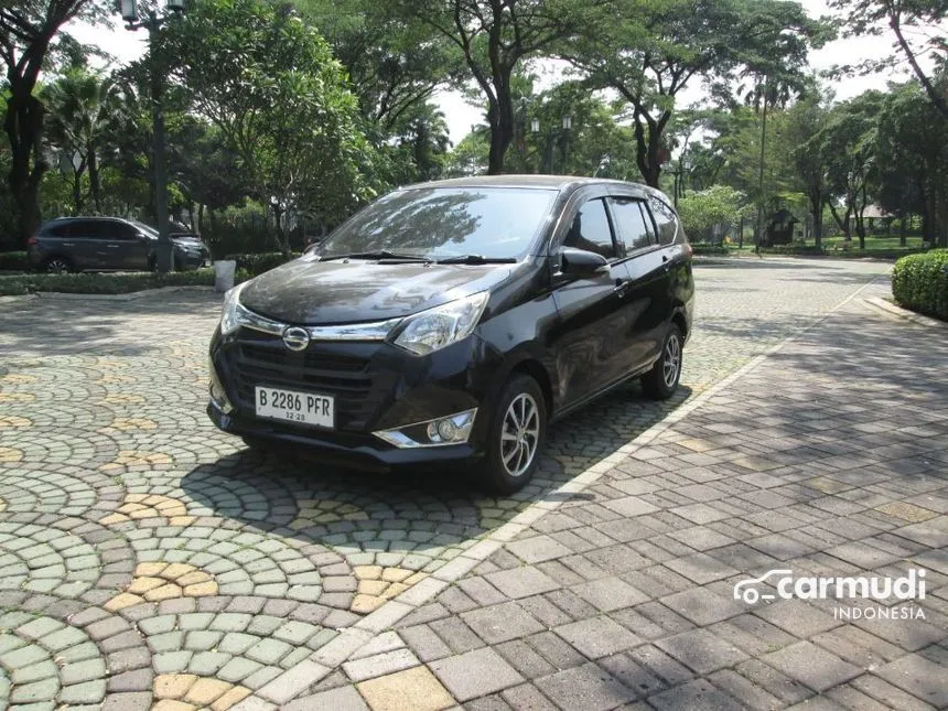 Jual Mobil Daihatsu Sigra 2018 R 1.2 di Banten Automatic MPV Hitam Rp 105.000.000