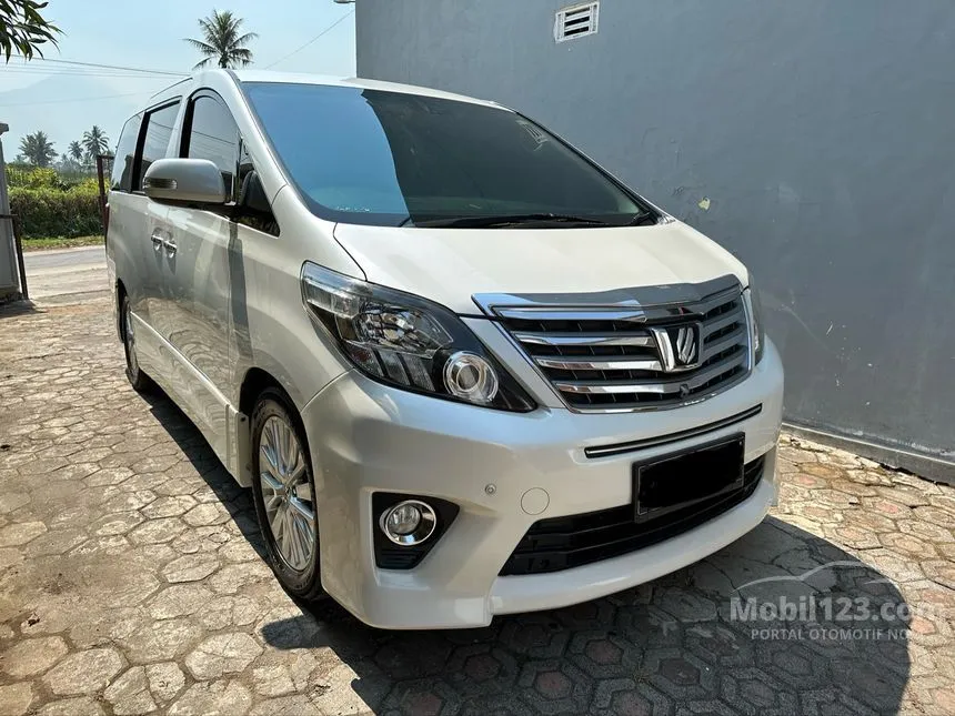 Jual Mobil Toyota Alphard 2012 S 2.4 di Jawa Timur Automatic MPV Putih Rp 395.000.000