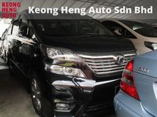 2010 Toyota Vellfire 2.4 ZPlatinum (Reg 2011)(No GST) (58,000km Only) (7Seater, 2PwrDoor, PwrBoot, Home Theater, Sunroof) CALL FOR INFO.PRICE CAN NEGO