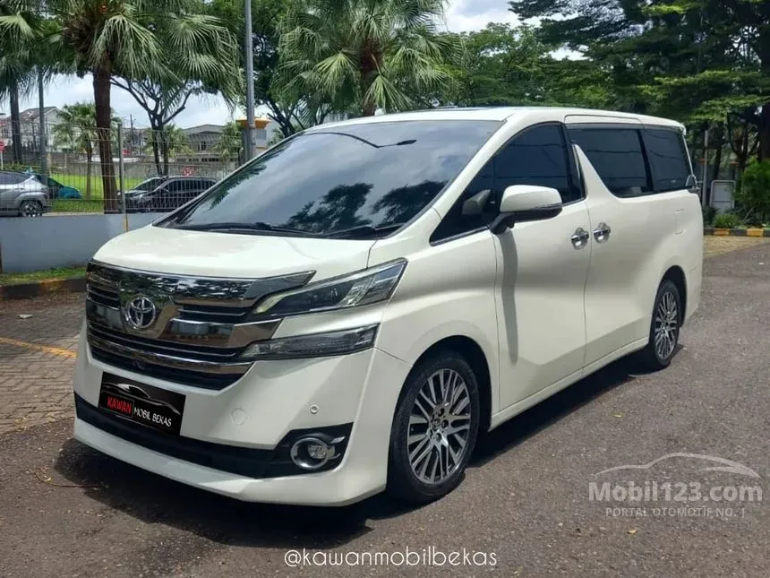 Jual Mobil Toyota Vellfire 2015 G 2.5 di DKI Jakarta Automatic MPV Putih Rp 515.000.000