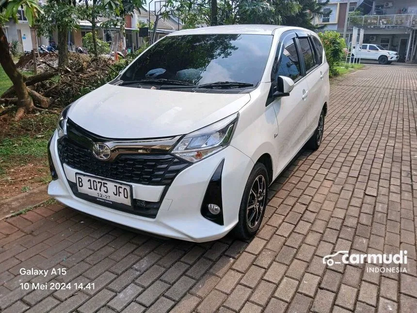 Jual Mobil Toyota Calya 2022 G 1.2 di Banten Automatic MPV Putih Rp 143.000.000