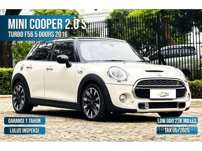 Jual Mobil MINI Cooper 2016 S 2.0 di Banten Automatic Hatchback Putih Rp 535.000.000