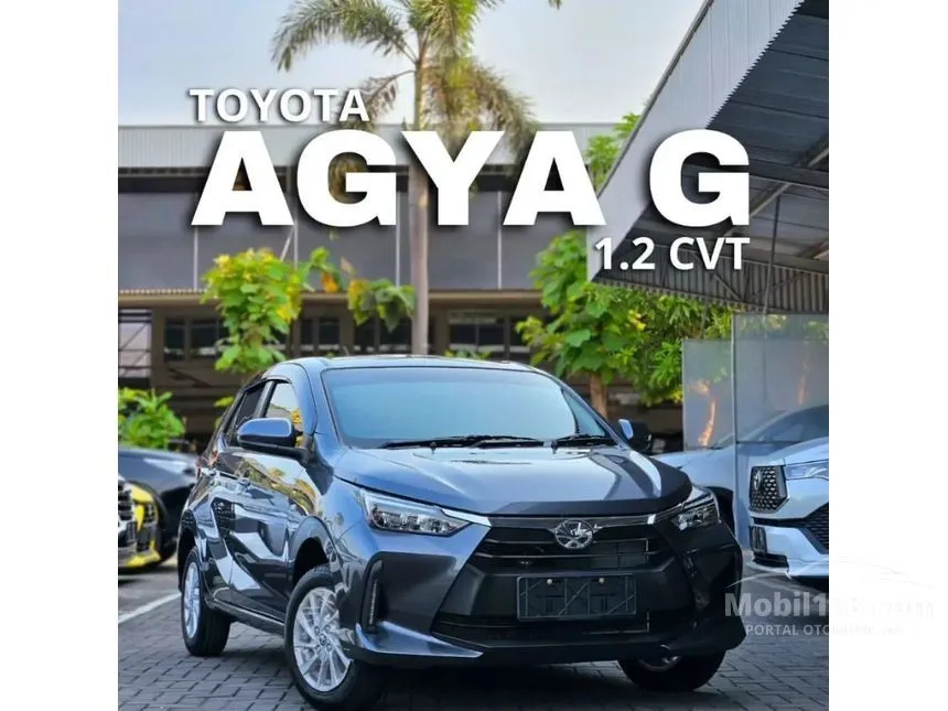 Jual Mobil Toyota Agya 2024 G 1.2 di DKI Jakarta Automatic Hatchback Abu
