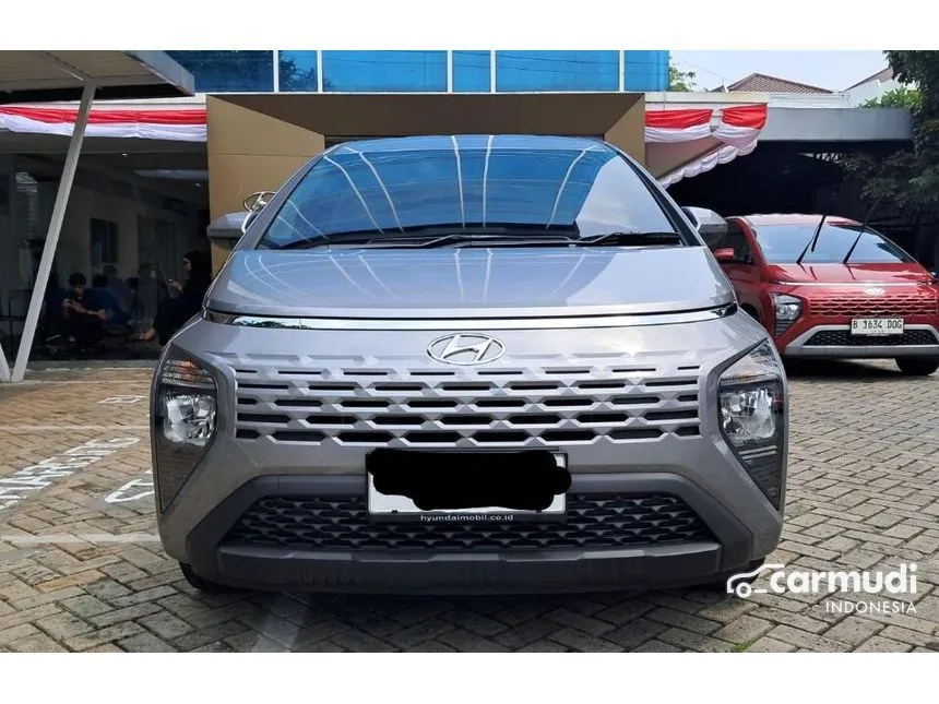 Jual Mobil Hyundai Stargazer 2024 Active 1.5 di Banten Manual Wagon Silver Rp 225.000.000