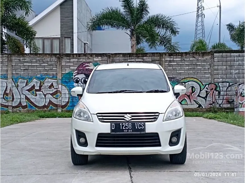 Jual Mobil Suzuki Ertiga 2014 GX 1.4 di Jawa Barat Automatic MPV Putih Rp 115.000.000
