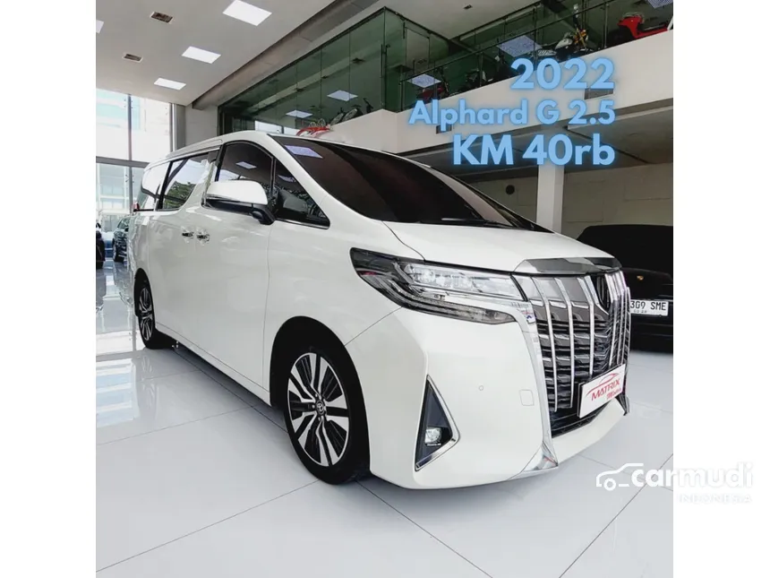 Jual Mobil Toyota Alphard 2022 G 2.5 di DKI Jakarta Automatic MPV Putih Rp 1.050.000.000