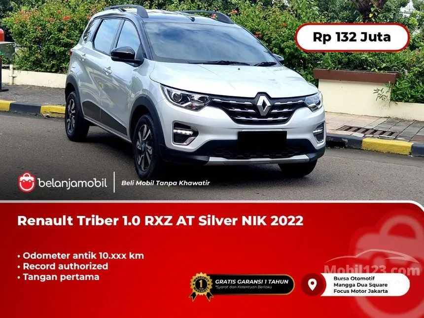 Jual Mobil Renault Triber 2022 RXZ 1.0 di DKI Jakarta Automatic Wagon Silver Rp 132.000.000