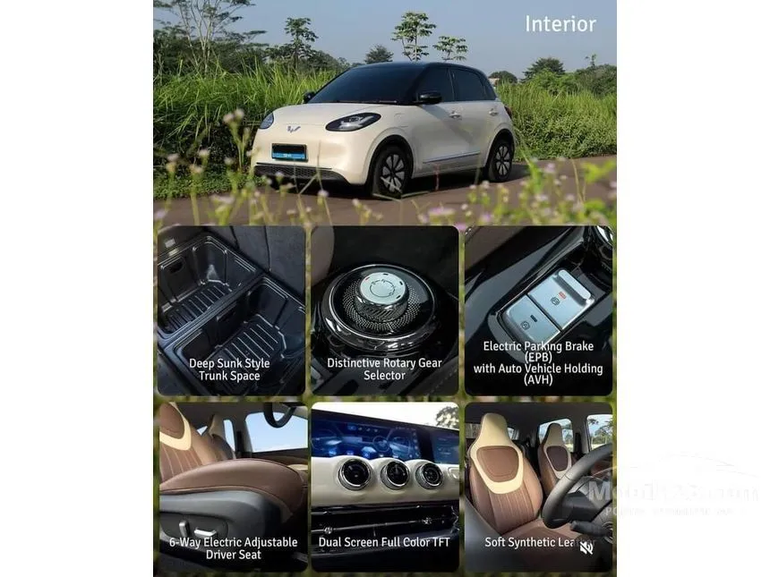 Jual Mobil Wuling Binguo EV 2024 Long Range di Jawa Barat Automatic Hatchback Biru Rp 324.000.000