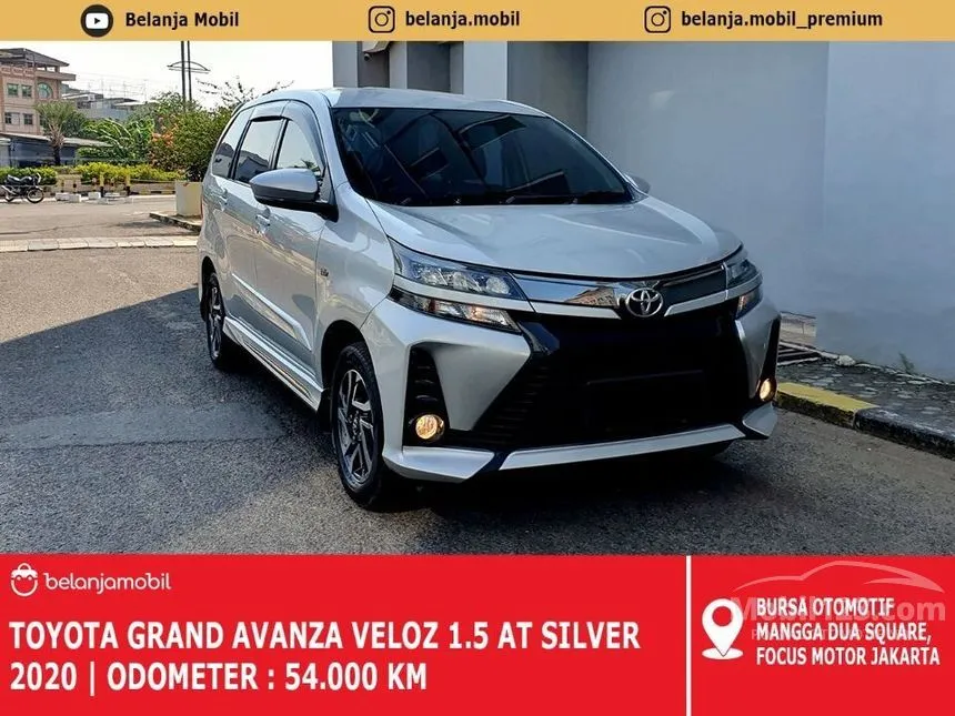 Jual Mobil Toyota Avanza 2020 Veloz 1.5 di DKI Jakarta Automatic MPV Silver Rp 179.000.000