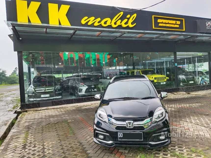 Jual Mobil Honda Mobilio 2015 RS 1.5 di Jawa Timur Automatic MPV Hitam Rp 129.000.000